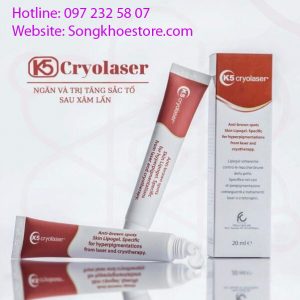 Kem trị nám K5 Cryolaser giá bao nhiêu Có tốt không