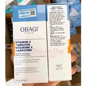 obagi vitamin c arbutin brightening serum review