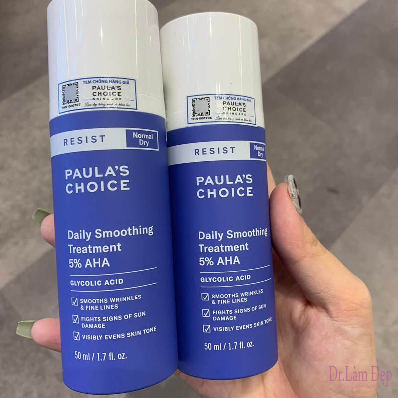 Kem Tẩy Da Chết Paula's Choice Resist Daily Smoothing Treatment With 5% AHA