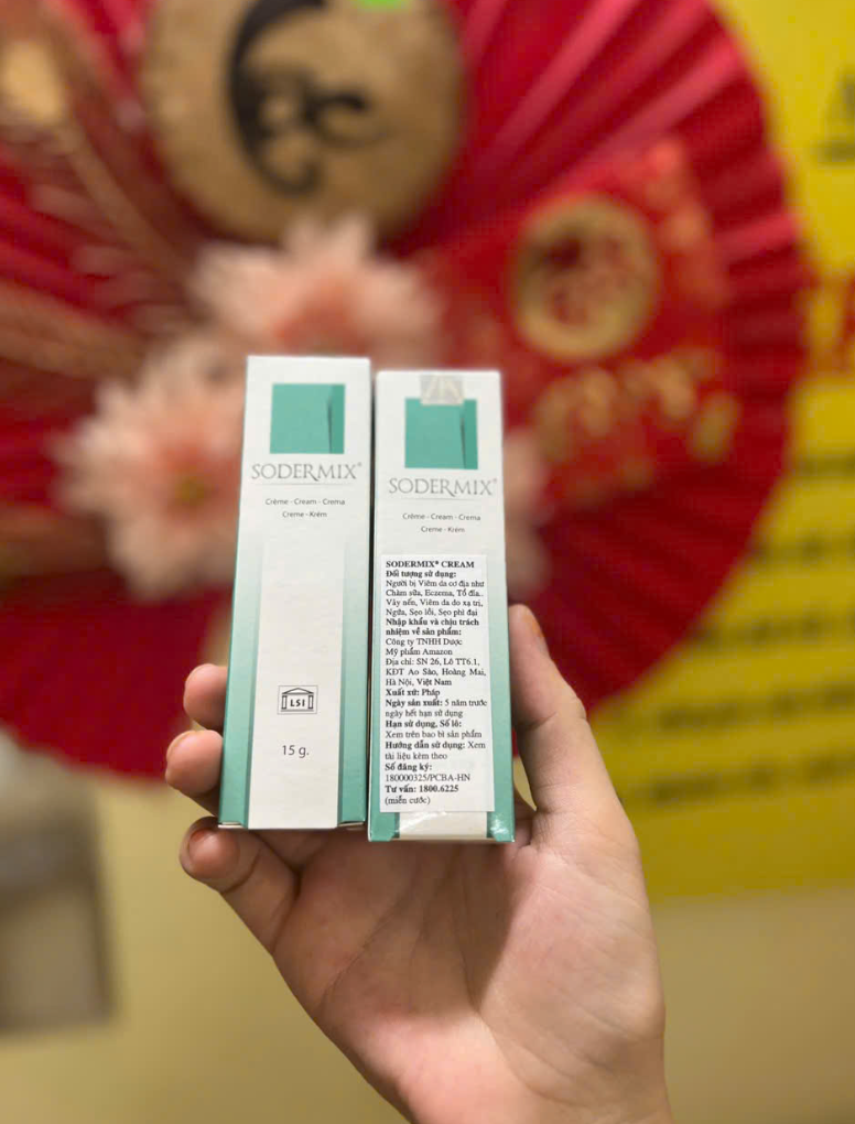 Kem Bôi Trị Sẹo, Viêm Da Cơ Địa - SODERMIX® CREAM.